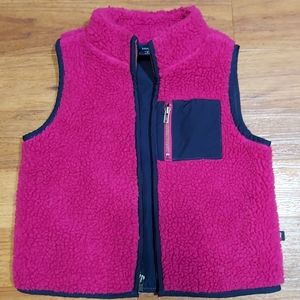 Baby Gap 2T sherpa jacket vest
